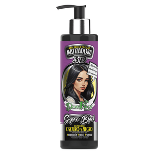 Dona Flora Máscara Capilar Matizadora 300ml Super Black(Super Preto)
