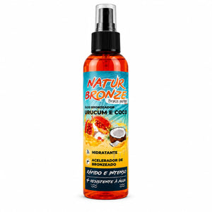 NaturBronze Óleo Bronzeador 200ml Coco e Urucum