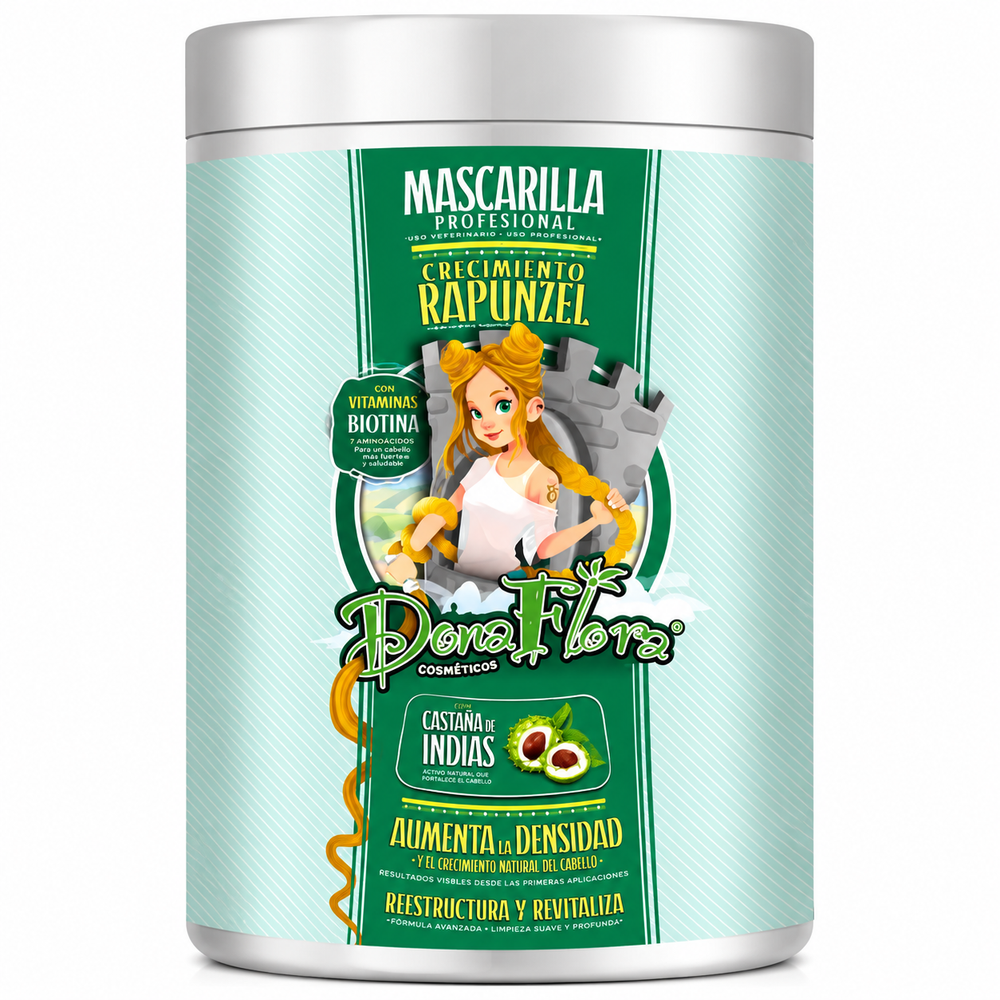 Dona Flora Máscara Capilar 1000ml Rapunzel